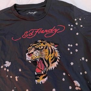 Ed Hardy Black Tiger Short Sleeve Tee Shirt - Size L - NWOT, Never Worn